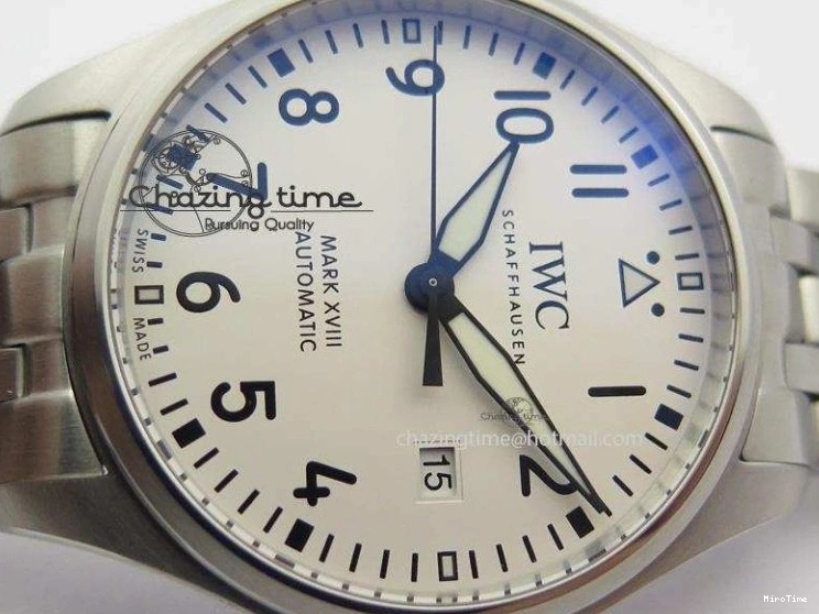 MIROTIME 0813 Mark XVIII IW327002 SS Mk Maker Best Edition White Dial On SS Bracelet A Premium 7300